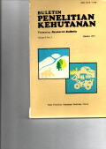 BULETIN PENELITIAN KEHUTANAN