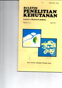 BULETIN PENELITIAN KEHUTANAN