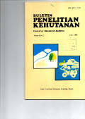 BULETIN PENELITIAN KEHUTANAN