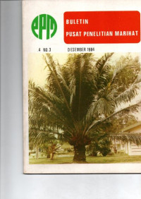 BULETIN PUSAT PENELITIAN MARIHAT. VOL. 4 (3), DESEMBER 1984