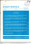 JURNAL AGROTROPIKA