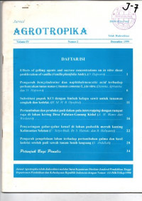 JURNAL AGROTROPIKA