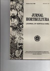 JURNAL HORTIKULTURA