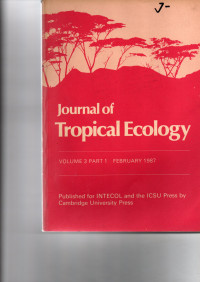 JOURNAL OF TROPICAL ECOLOGY