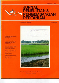 JURNAL PENELITIAN DAN PENGEMBANGAN PERTANIAN