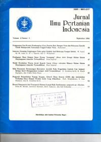 JURNAL ILMU PERTANIAN INDONESIA