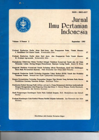 JURNAL ILMU PERTANIAN INDONESIA