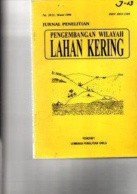 JURNAL PENELITIAN PENGEMBANGAN WILAYAH LAHAN KERING