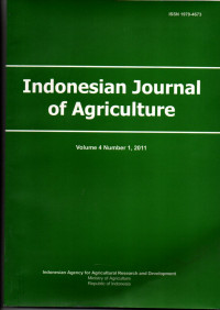 INDONESIAN JOURNAL OF AGRICULTURE