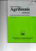 JURNAL PENGKAJIAN AGRIBISNIS PERKEBUNAN. VOL. 2 (1), JUNI 1996