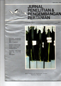 JURNAL PENELITIAN & PENGEMBANGAN PERTANIAN