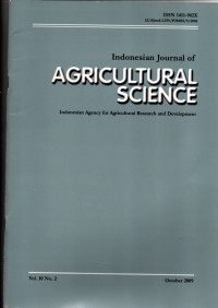 INDONESIAN JOURNAL OF AGRICULTURAL SCIENCE