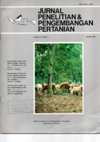 JURNAL PENELITIAN & PENGEMBANGAN PERTANIAN