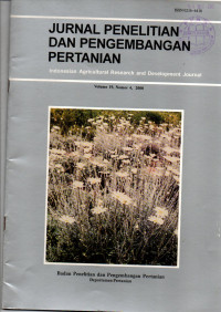 JURNAL PENELITIAN DAN PENGEMBANGAN PERTANIAN