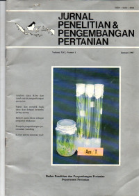 JURNAL PENELITIAN & PENGEMBANGAN PERTANIAN