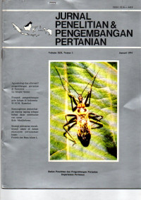 JURNAL PENELITIAN & PENGEMBANGAN PERTANIAN