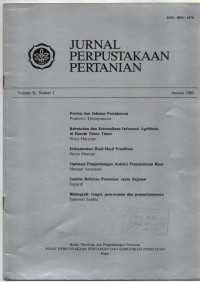 JURNAL PERPUSTAKAAN PERTANIAN