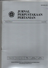 JURNAL PERPUSTAKAAN PERTANIAN