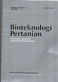 JURNAL BIOTEKNOLOGI PERTANIAN