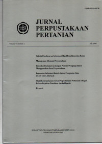 JURNAL PERPUSTAKAAN PERTANIAN