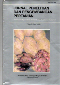 JURNAL PENELITIAN DAN PENGEMBANGAN PERTANIAN