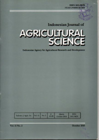 INDONESIAN JOURNAL OF AGRICULTURAL SCIENCE