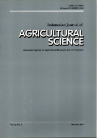 INDONESIAN JOURNAL OF AGRICULTURAL SCIENCE