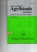 JURNAL PENGKAJIAN AGRIBISNIS PERKEBUNAN. VOL. 1 (2), AGUSTUS 1995