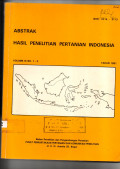 ABSTRAK HASIL PENELITIAN PERTANIAN INDONESIA