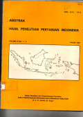 ABSTRAK HASIL PENELITIAN PERTANIAN INDONESIA