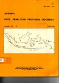 ABSTRAK HASIL PENELITIAN PERTANIAN INDONESIA