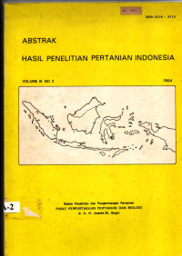 ABSTRAK HASIL PENELITIAN PERTANIAN INDONESIA