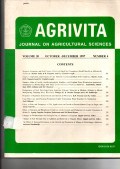 AGRIVITA JOURNAL ON AGRICULTURAL SCIENCES