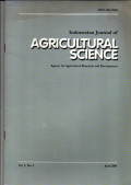 INDONESIAN JOURNAL OF AGRICULTURAL SCIENCE