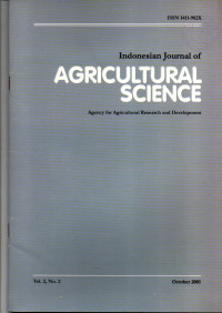 INDONESIAN JOURNAL OF AGRICULTURAL SCIENCE