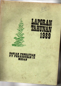 LAPORAN TAHUNAN 1989