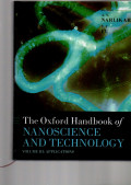 THE OXFORD HANDBOOK OF NANOSCIENCE AND TECHNOLOGY. VOLUME III: APPLICATIONS