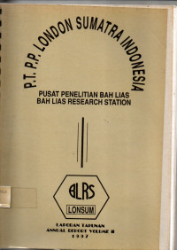 PT.PP LONDON SUMATRA INDONESIA. 1997