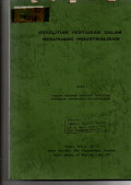 PENELITIAN PERTANIAN DALAM MENUNJANG INDUSTRIALISASI