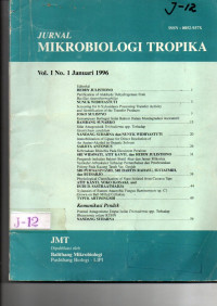 JURNAL MIKROBIOLOGI TROPIKA