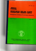 JURNAL PENELITIAN KELAPA SAWIT. VOL. 6 (1), APRIL 1998