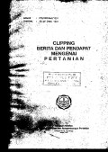 CLIPPING BERITA DAN PENDAPAT MENGENAI PERTANIAN