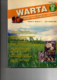 WARTA PUSAT PENELITIAN KELAPA SAWIT