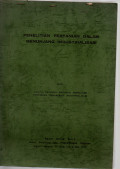 PENELITIAN PERTANIAN DALAM MENUNJANG INDUSTRIALISASI