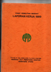 LAPORAN KERJA 1989