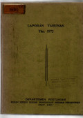 LAPORAN TAHUNAN 1972