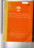 PROCEEDINGS OF THE SYMPOSIUM ON IMPACT OF THE POLLINATING WEEVIL ON THE MALAYSIAN OIL PALM INDUSTRY. 21-22 FEBRUARY 1984