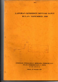 LAPORAN KOMODITI MINYAK SAWIT BULAN NOPEMBER 1989