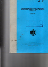 RENCANA INDUK PENELITIAN DAN PENGEMBANGAN PUSAT PENELITIAN DAN PENGEMBANGAN PERIKANAN. 1990-1995