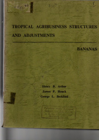 TROPICAL AGRIBUSINESS STRUCTURES AND ADJUSTMENTS. BANANAS